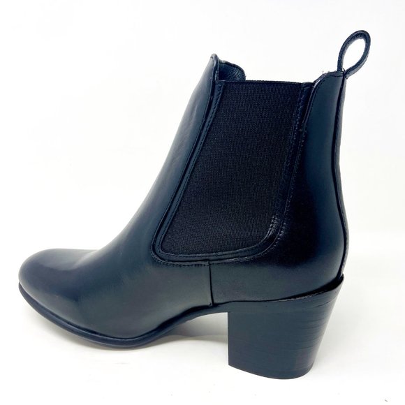 Thursday Boot Co Womens Black Aria Boot Handcrafted Leather Chelsea Bootie - Picture 3 of 5